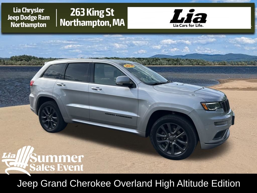 Billet Silver Metallic Clearcoat 2018 Jeep Grand Cherokee SUV / Crossover Four-Wheel Drive 8-Speed Automatic