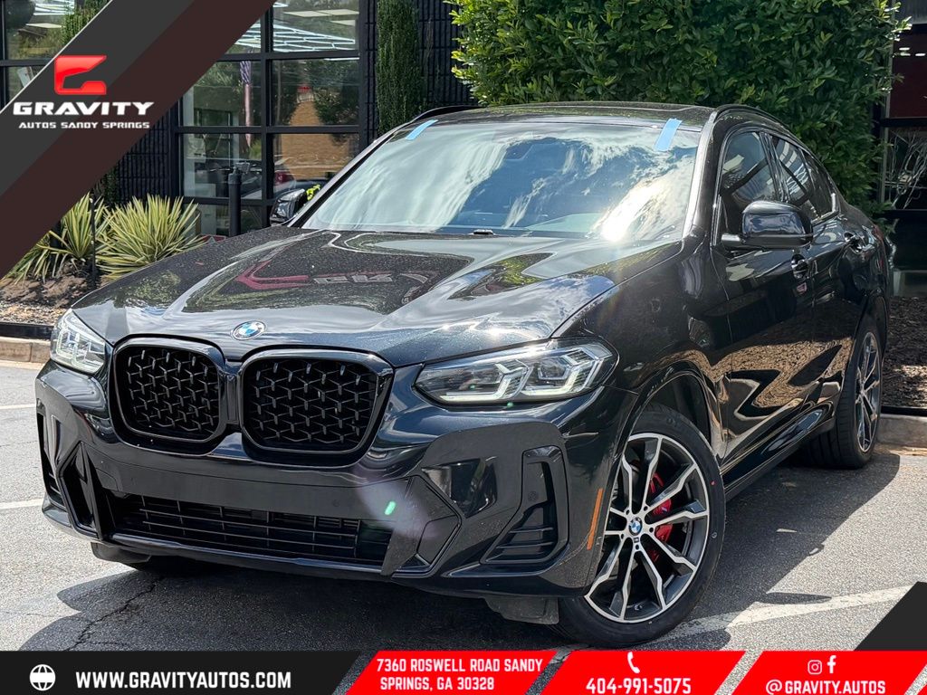 Black 2022 BMW X4 SUV / Crossover All-Wheel Drive 8-Speed Automatic