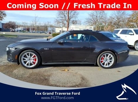 Gray Metallic 2024 Ford Mustang GT Premium Convertible RWD Convertible Rear-Wheel Drive Automatic