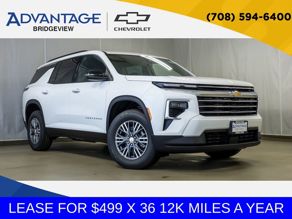 Summit White 2026 Chevrolet Traverse SUV / Crossover Front-Wheel Drive 8-Speed Automatic