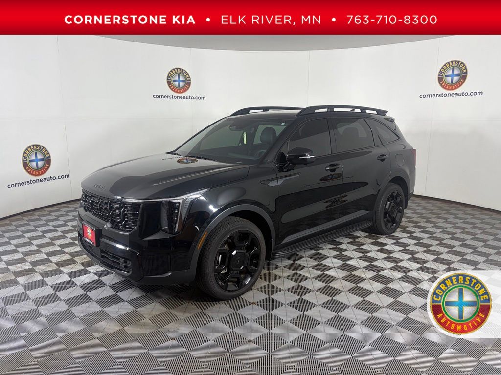 Ebony Black 2026 Kia Sorento SUV / Crossover All-Wheel Drive 8-Speed Dual Clutch