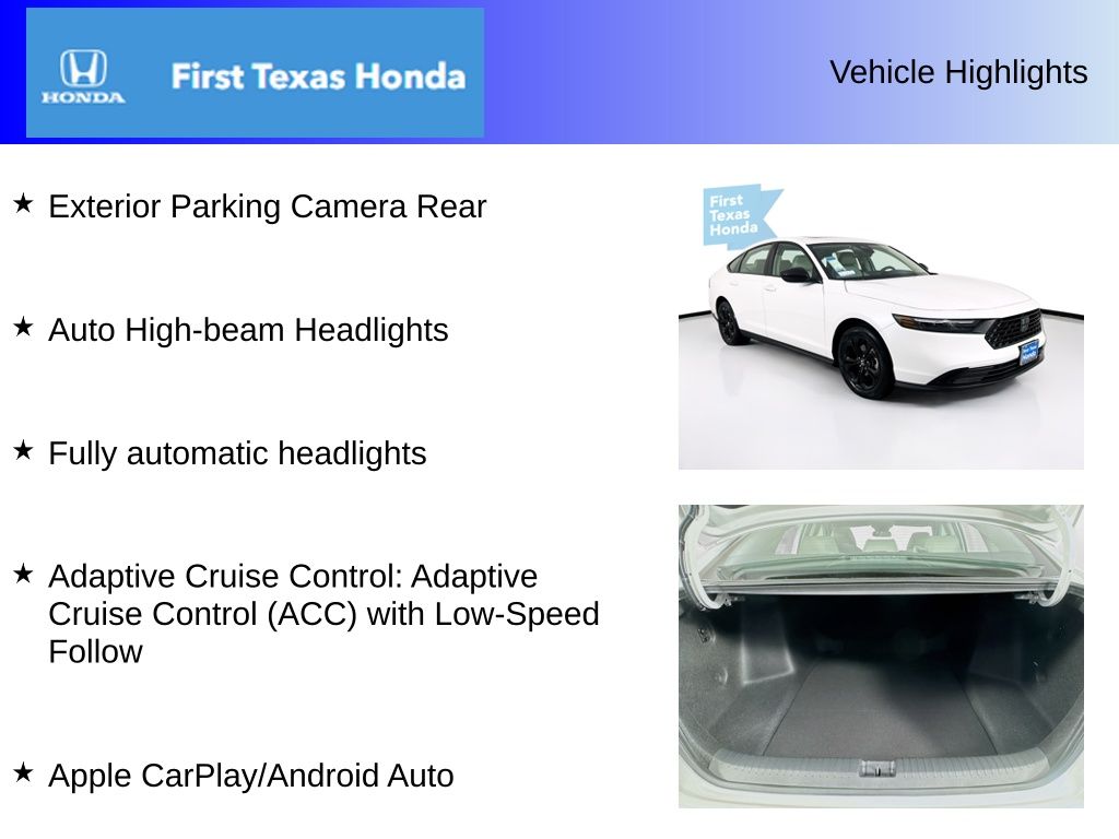 Used Car 2025 Honda Accord  Se For Sale Under $30,000 In Austin, Texas