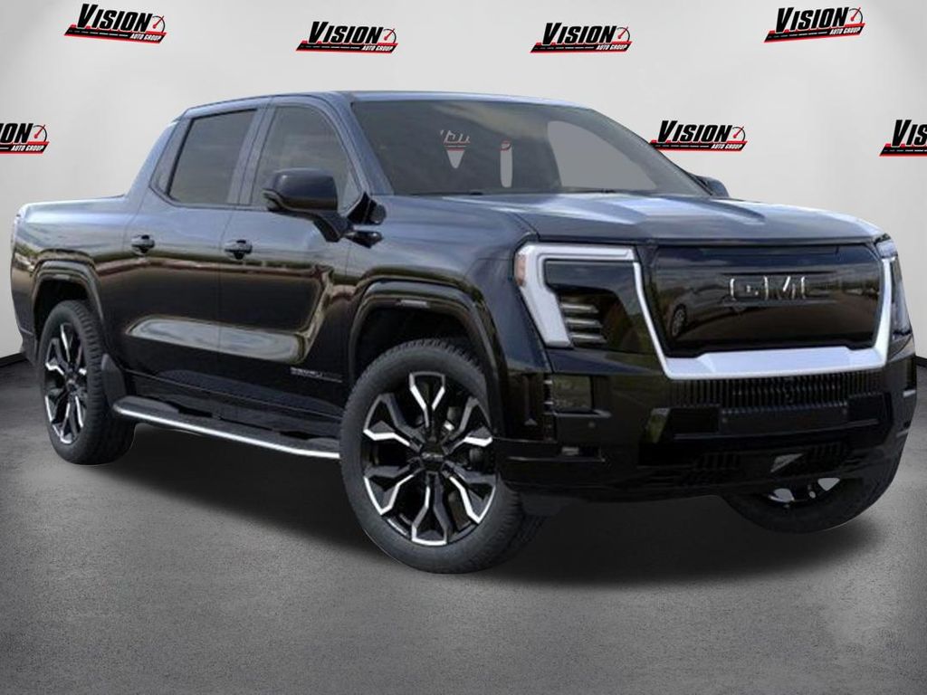 Onyx Black 2025 GMC Sierra EV Pickup Truck All-Wheel Drive 1-Speed Automatic