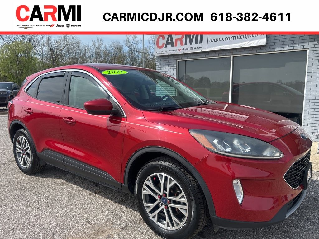 Red Metallic 2022 Ford Escape SUV / Crossover All-Wheel Drive 8-Speed Automatic