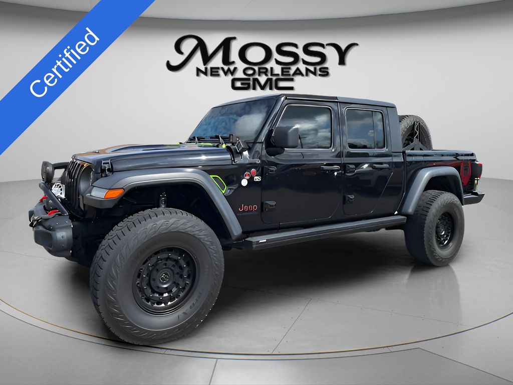 Black Clearcoat 2021 Jeep Gladiator Pickup Truck Four-Wheel Drive 8-Speed Automatic