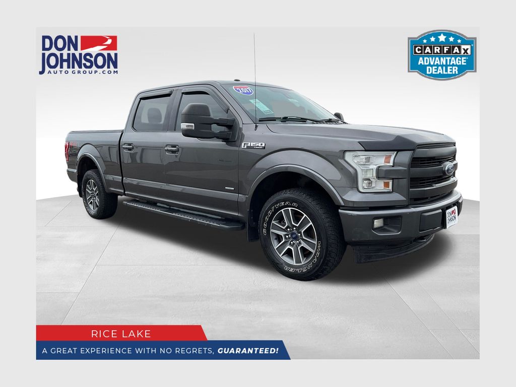 Gray 2017 Ford F-150 Pickup Truck Four-Wheel Drive Automatic