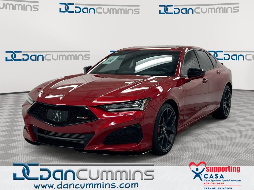 Performance Red 2023 Acura TLX Sedan All-Wheel Drive Automatic