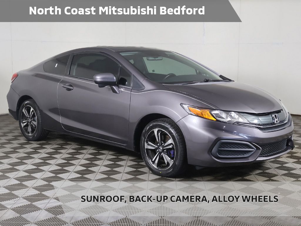 Gray (Modern Steel Metallic) 2015 Honda Civic Coupe Coupe Front-Wheel Drive Continuously Variable Transmission