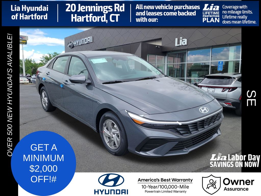 Ecotronic Gray 2026 Hyundai Elantra Sedan Front-Wheel Drive Continuously Variable Transmission