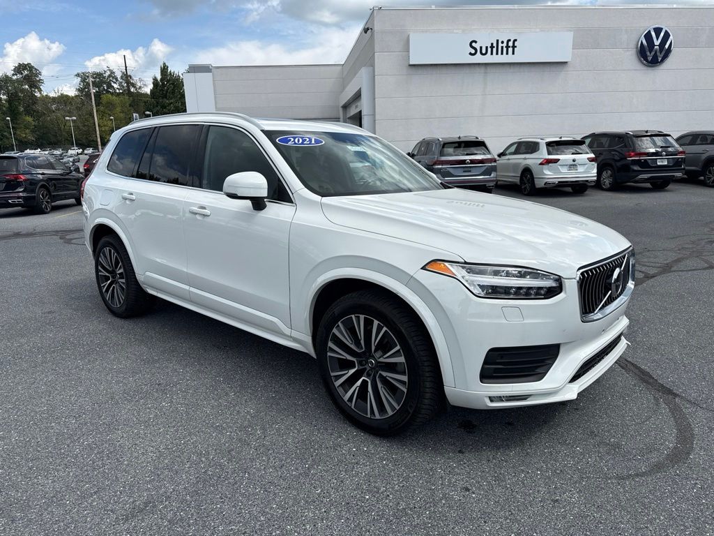 2021 Volvo XC90 T6 Momentum White at Subaru and VW of Moon Township