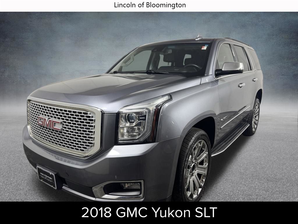 Gray (Steel Metallic) 2018 GMC Yukon SLT 4WD SUV / Crossover Four-Wheel Drive 6-Speed Automatic Overdrive
