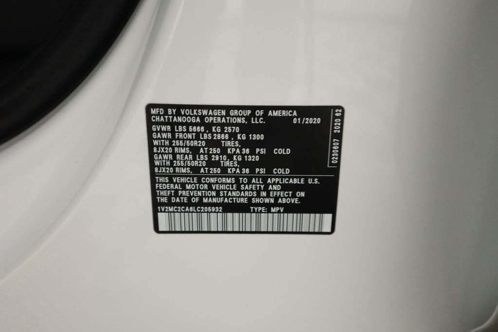 2020 Volkswagen Atlas SEL 30