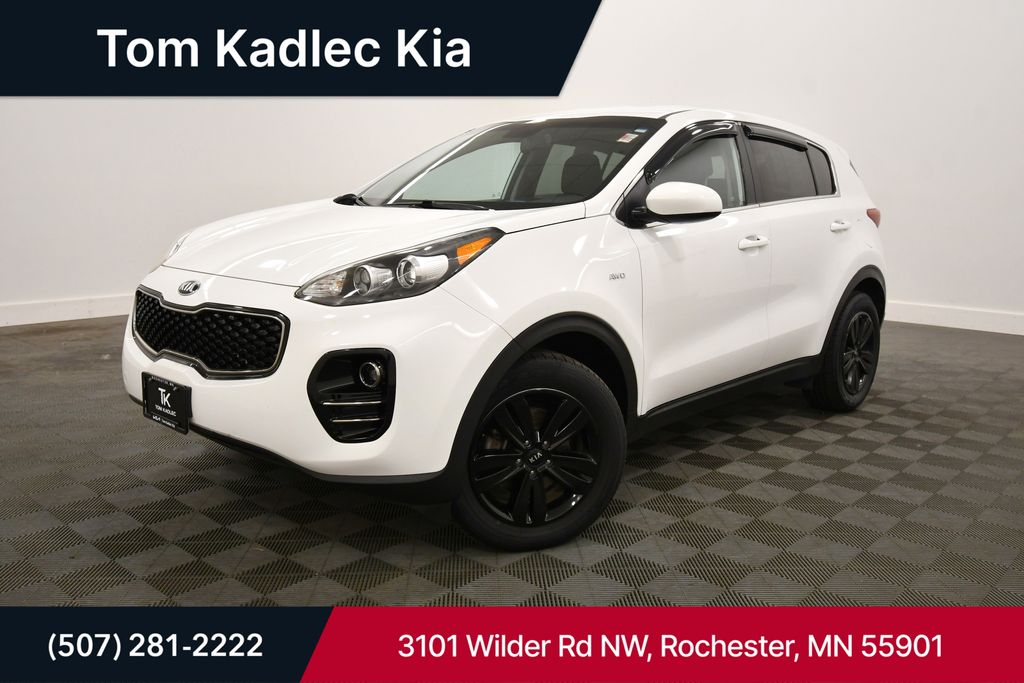 Clear White 2017 Kia Sportage SUV / Crossover All-Wheel Drive 6-Speed Automatic