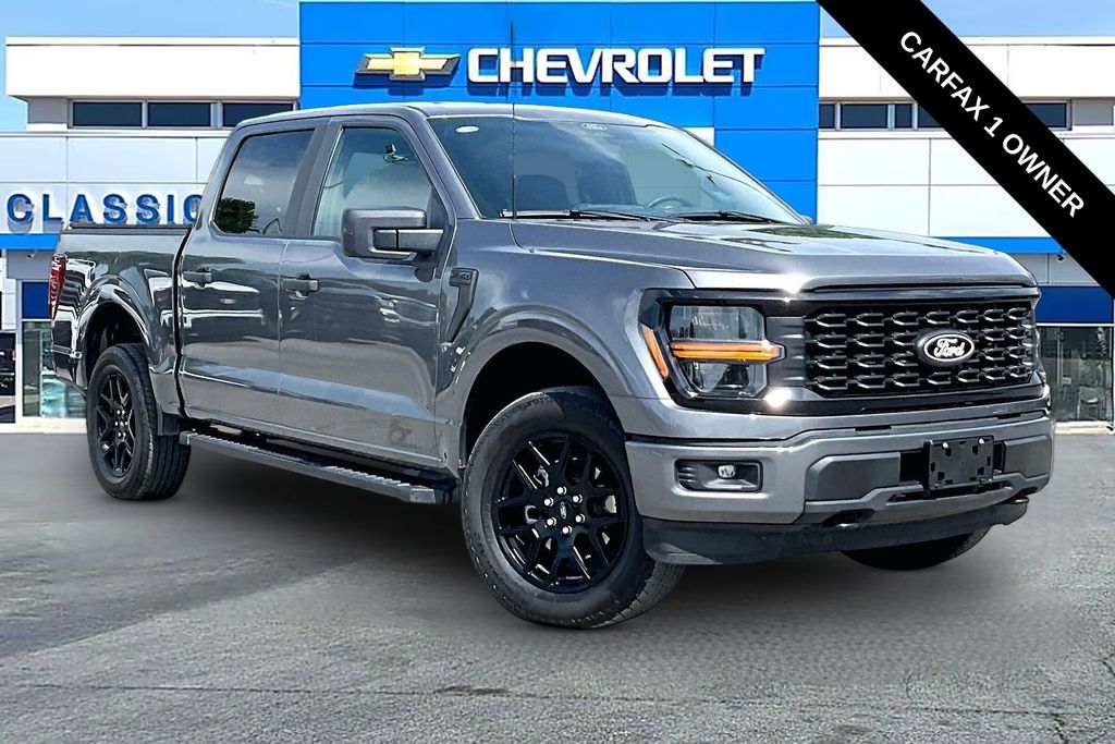 Gray Metallic 2025 Ford F-150 Pickup Truck Four-Wheel Drive Automatic