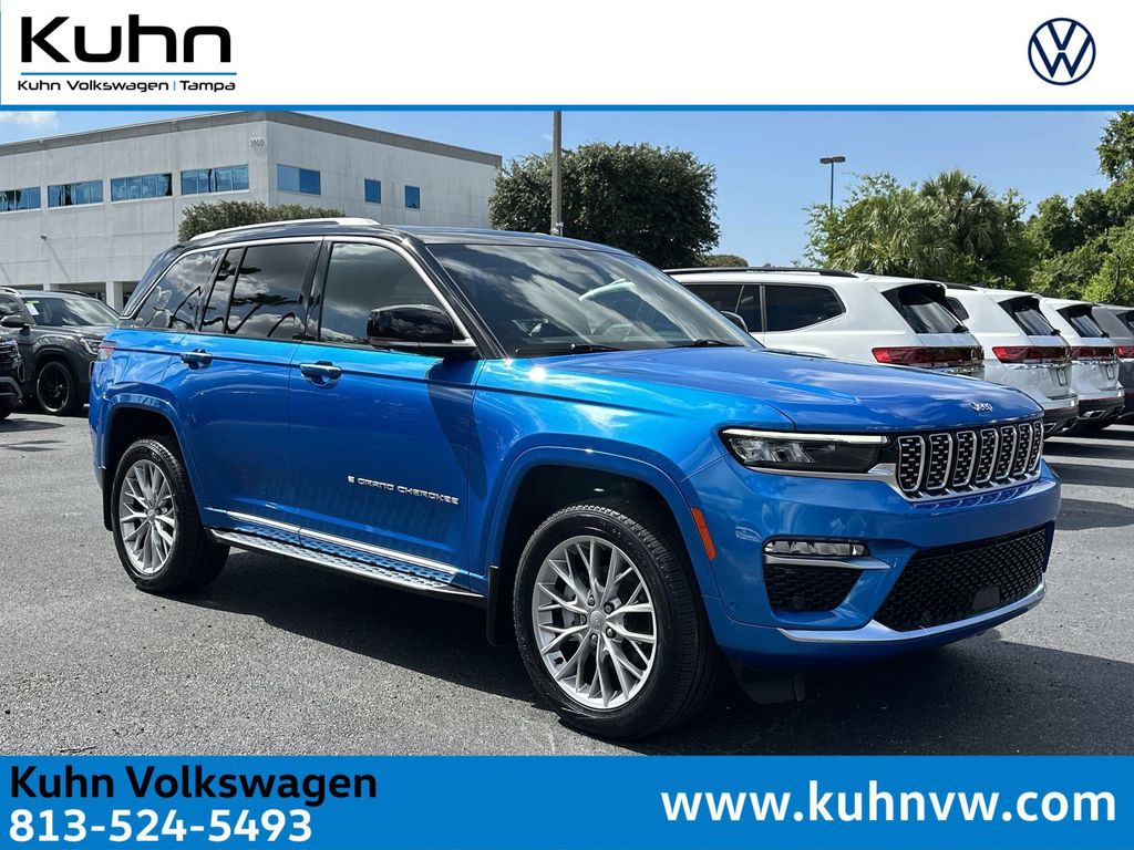 Hydro Blue Pearlcoat 2023 Jeep Grand Cherokee Summit RWD SUV / Crossover 4X2 8-Speed Automatic