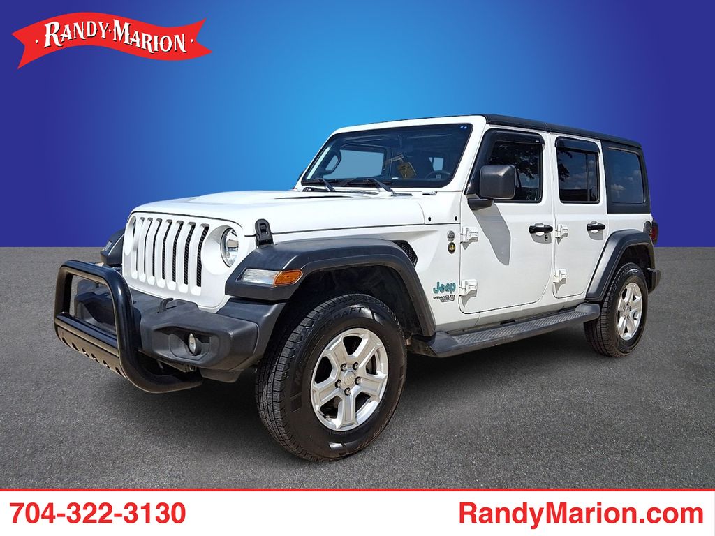 Bright White Clearcoat 2020 Jeep Wrangler SUV / Crossover Four-Wheel Drive 8-Speed Automatic