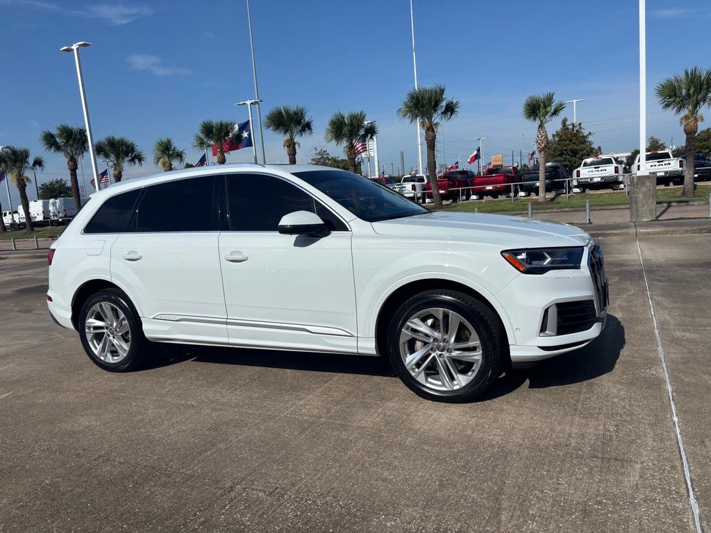 2020 Audi Q7 55 Premium Plus White at Westside Lexus