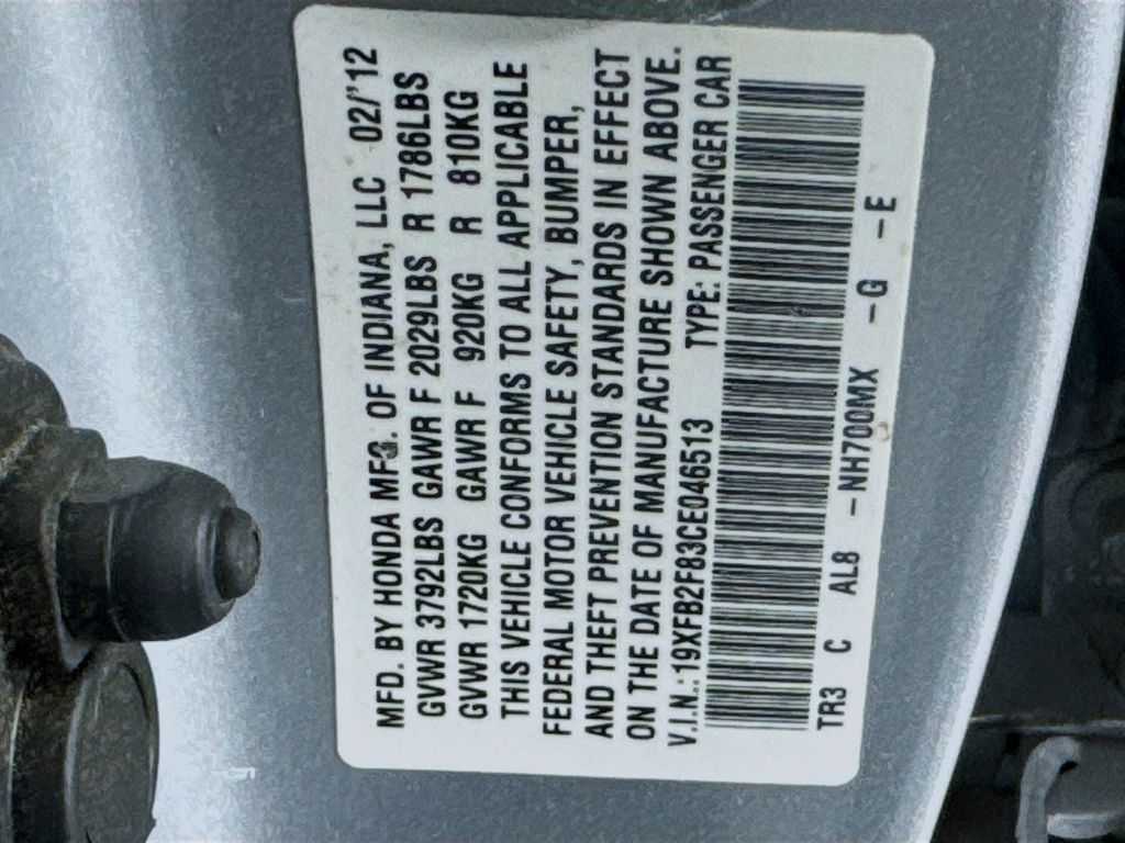 Used Car 2012 Honda Civic  Ex For Sale Under $10,000 In Austin, Texas