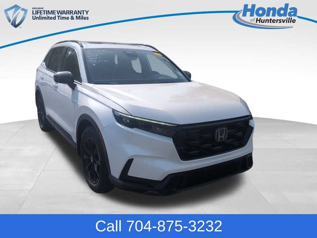 Silver Metallic 2025 Honda CR-V Hybrid Sport-L FWD SUV / Crossover Front-Wheel Drive Continuously Variable Transmission