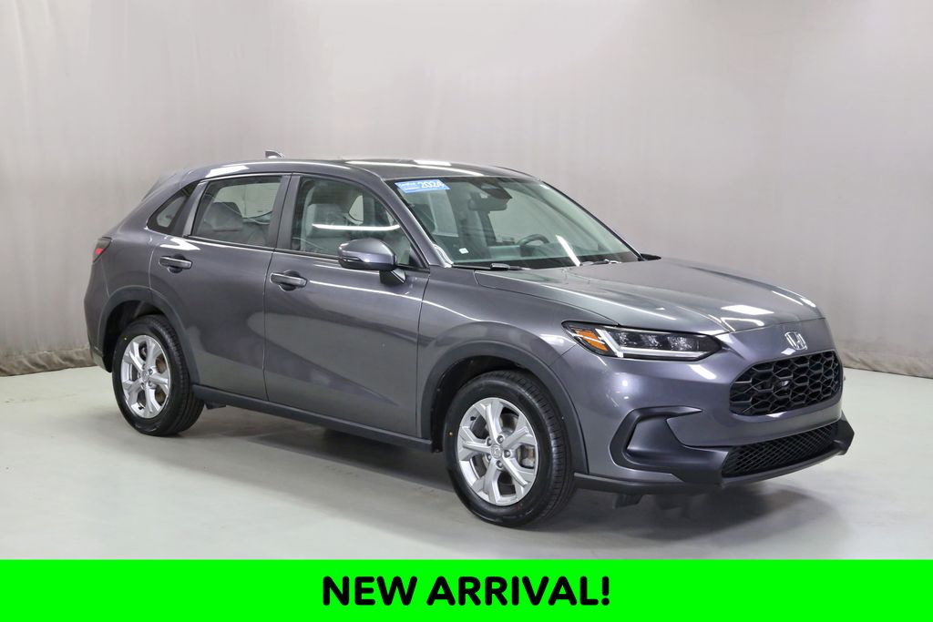 Gray (Modern Steel Metallic) 2024 Honda HR-V SUV / Crossover All-Wheel Drive Continuously Variable Transmission