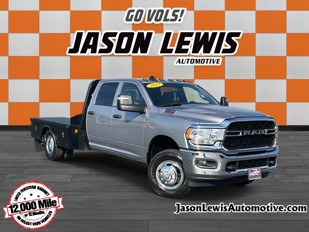 Billet Silver Metallic 2023 RAM 3500 Chassis Pickup Truck Four-Wheel Drive 6-Speed Automatic