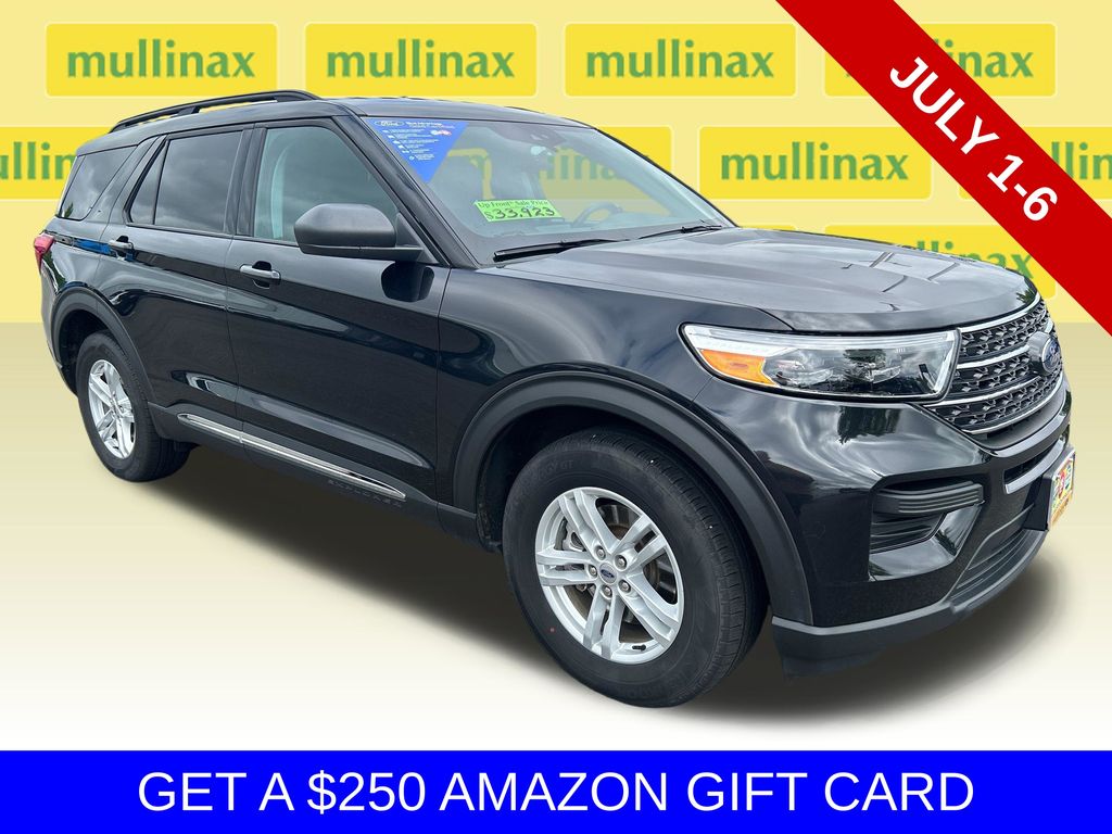 Agate Black Metallic 2024 Ford Explorer SUV / Crossover All-Wheel Drive Automatic