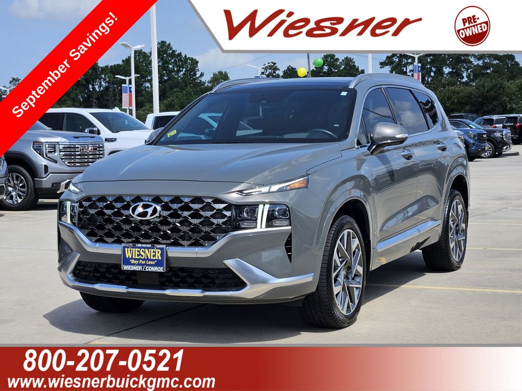 Hampton Gray 2022 Hyundai Santa Fe SUV / Crossover All-Wheel Drive Automatic