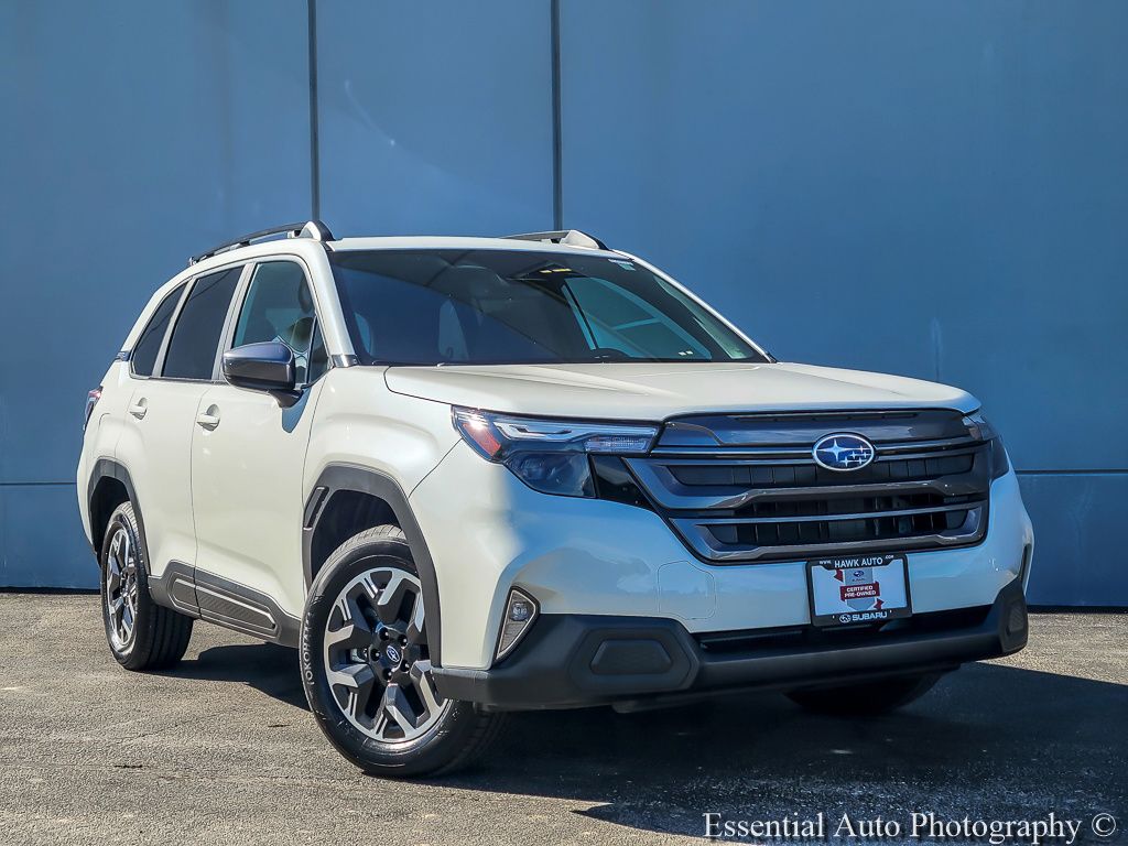 Crystal White Pearl 2026 Subaru Forester SUV / Crossover All-Wheel Drive Continuously Variable Transmission