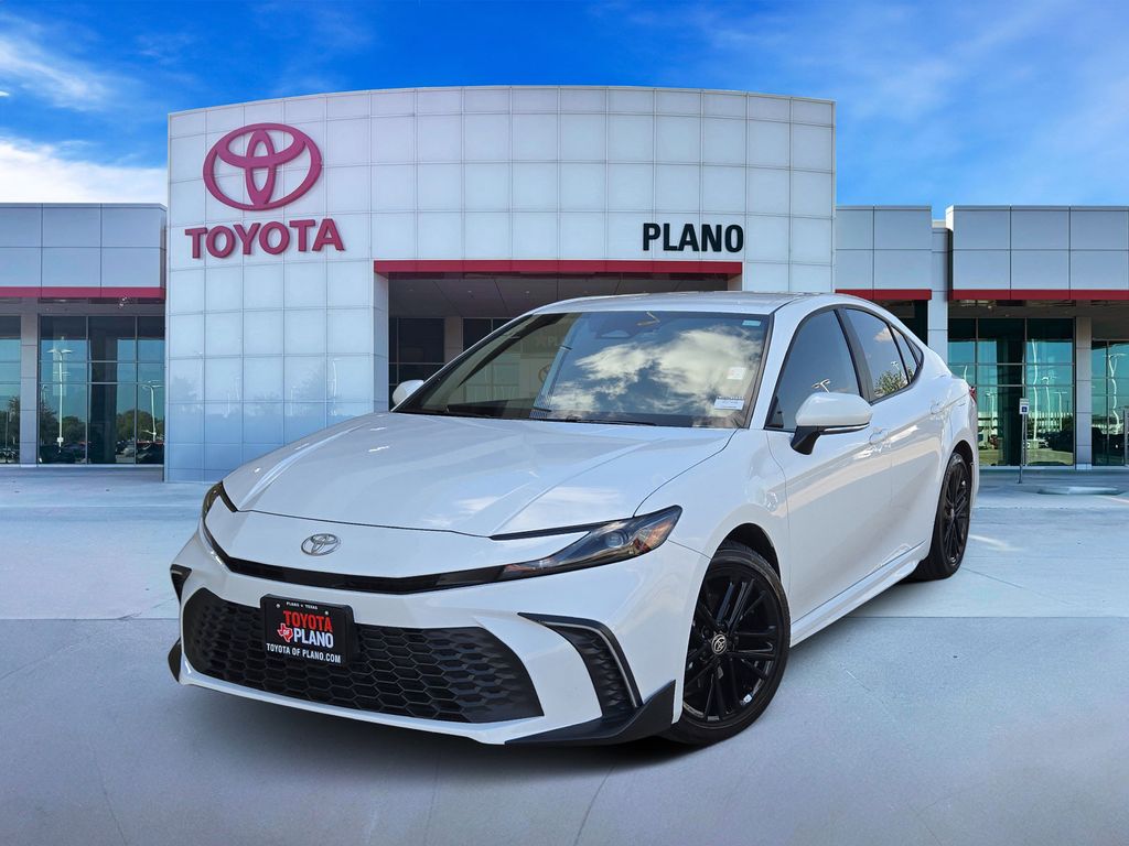 Ice Cap 2025 Toyota Camry SE FWD Sedan Front-Wheel Drive Continuously Variable Transmission