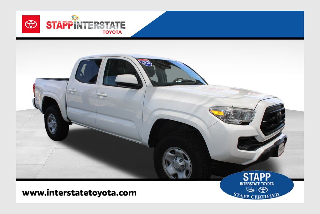 Super White 2020 Toyota Tacoma Pickup Truck Four-Wheel Drive 6-Speed Automatic