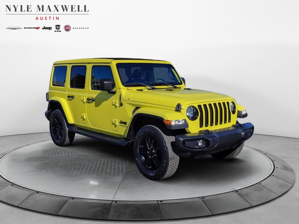 Used Car 2022 Jeep Wrangler  Unlimited Sahara Altitude For Sale Under $40,000 In Austin, Texas