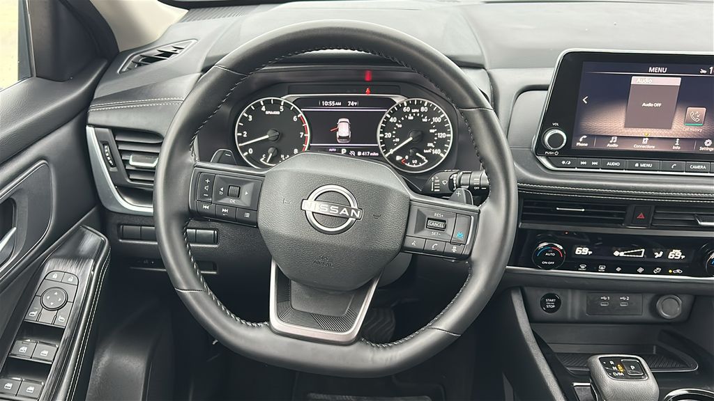 2025 Nissan Rogue SV Silver at Bravo Nissan