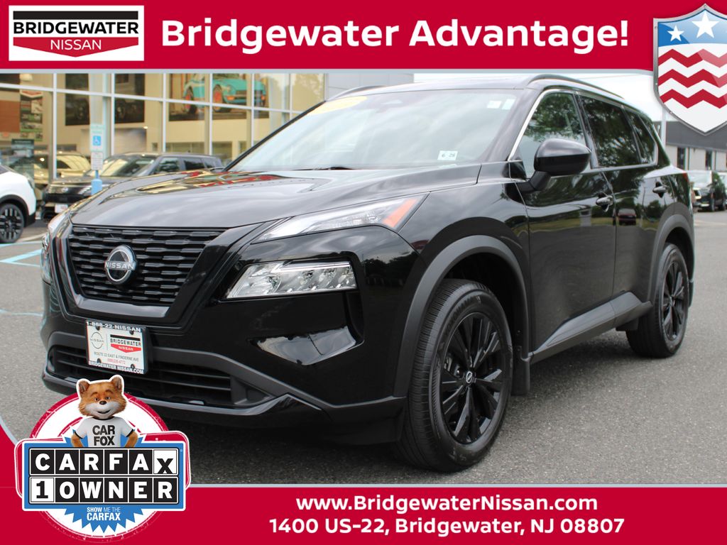 Super Black 2023 Nissan Rogue SUV / Crossover Continuously Variable Transmission