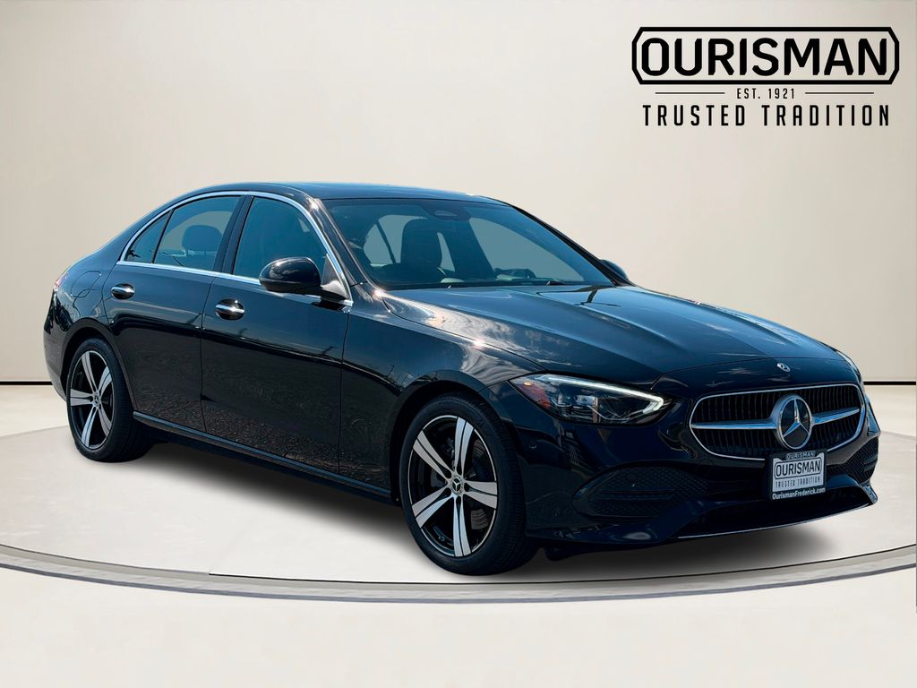 Black 2025 Mercedes-Benz C-Class C 300 4MATIC Sedan All-Wheel Drive 9-Speed Automatic