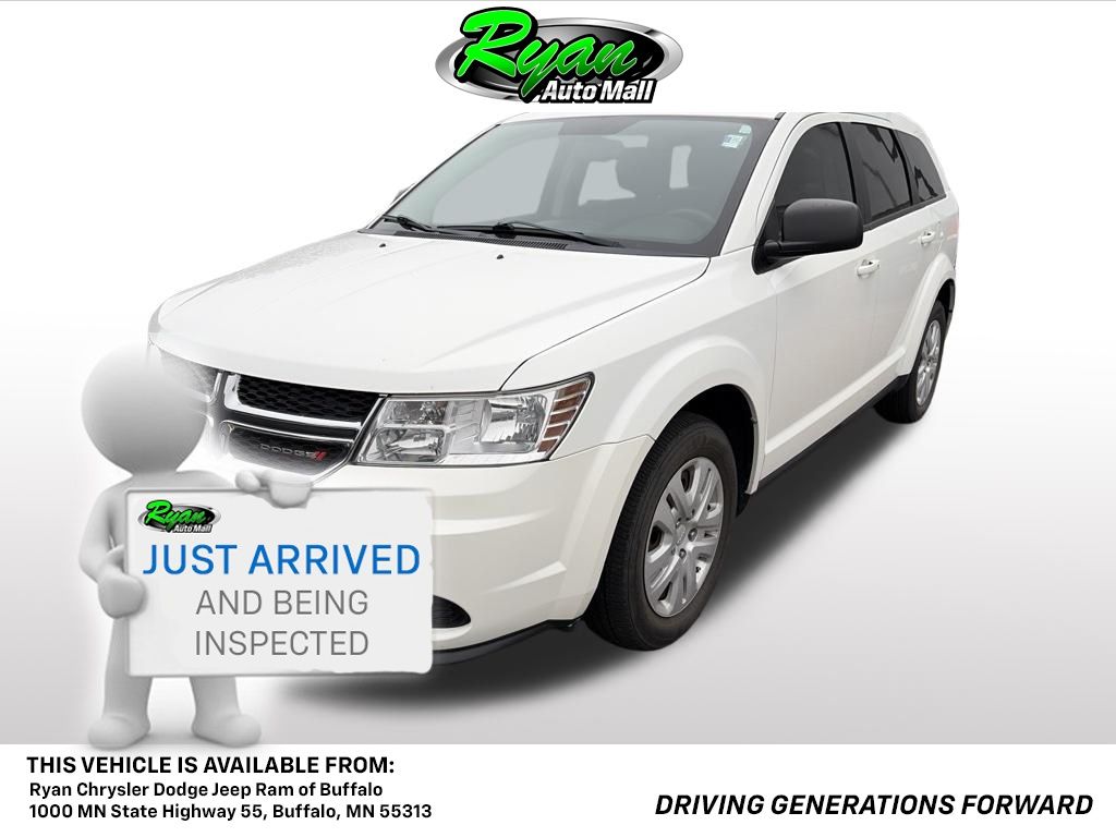 White 2015 Dodge Journey SUV / Crossover Front-Wheel Drive 4-Speed Automatic
