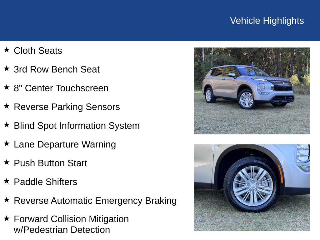 2022 Mitsubishi Outlander ES 2.5 2WD
