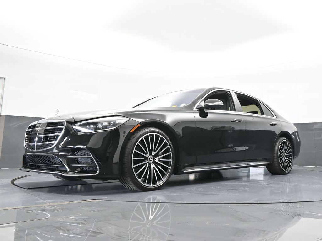 Used 2022 Onyx Black/Mojave Silver Mercedes-Benz S 580 image 72