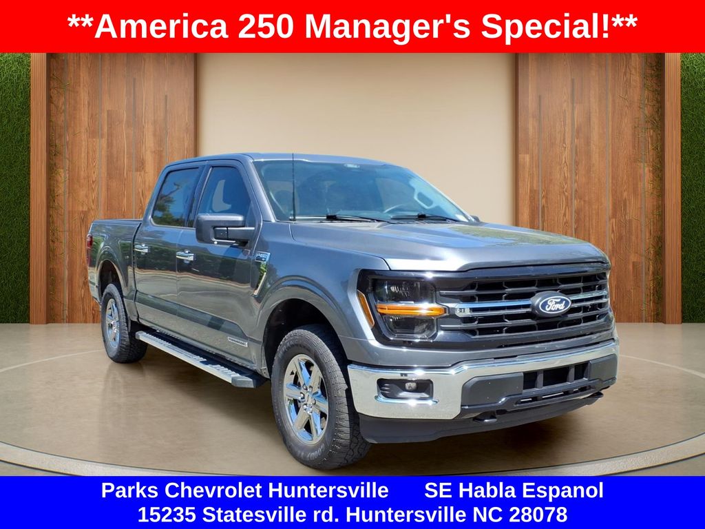 Carbonized Gray Metallic 2025 Ford F-150 Pickup Truck Four-Wheel Drive 10-Speed Automatic