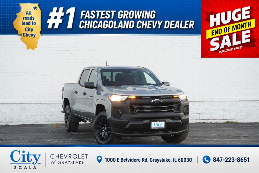 Sterling Gray Metallic 2026 Chevrolet Colorado Pickup Truck Four-Wheel Drive 8-Speed Automatic