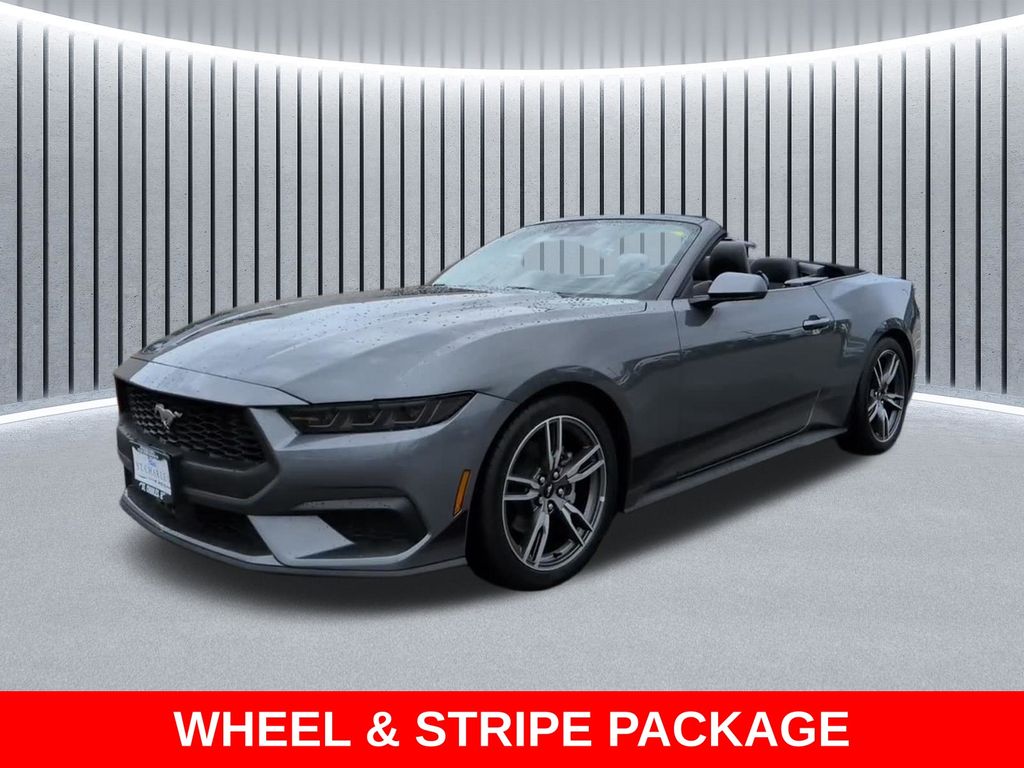 Carbonized Gray Metallic 2025 Ford Mustang Convertible Rear-Wheel Drive Automatic