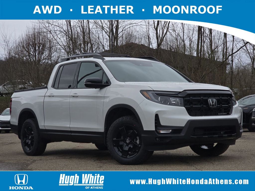 Platinum White Pearl 2026 Honda Ridgeline Pickup Truck All-Wheel Drive 9-Speed Automatic