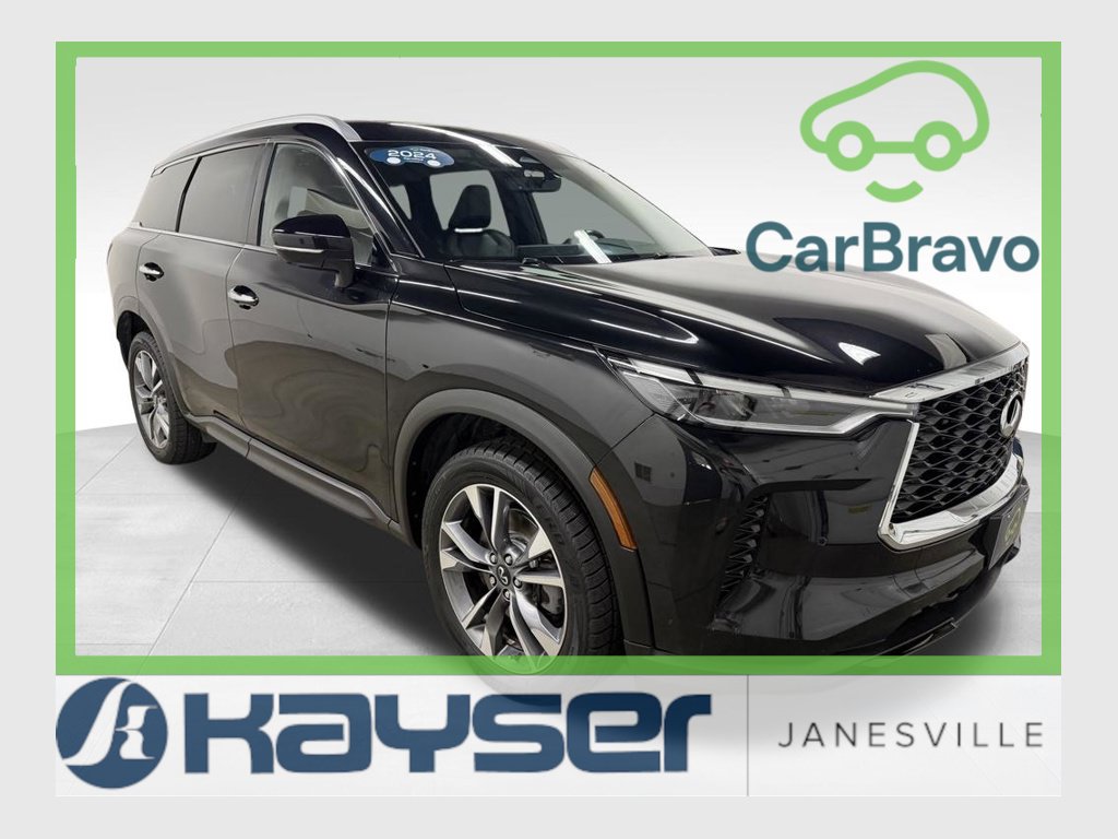 Black 2024 INFINITI QX60 SUV / Crossover All-Wheel Drive 9-Speed Automatic