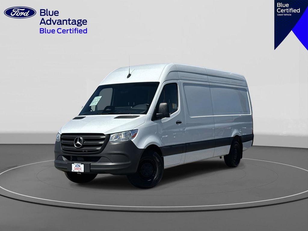 White 2025 Mercedes-Benz Sprinter Cargo 2500 170 High Roof RWD Van Rear-Wheel Drive 9-Speed Automatic