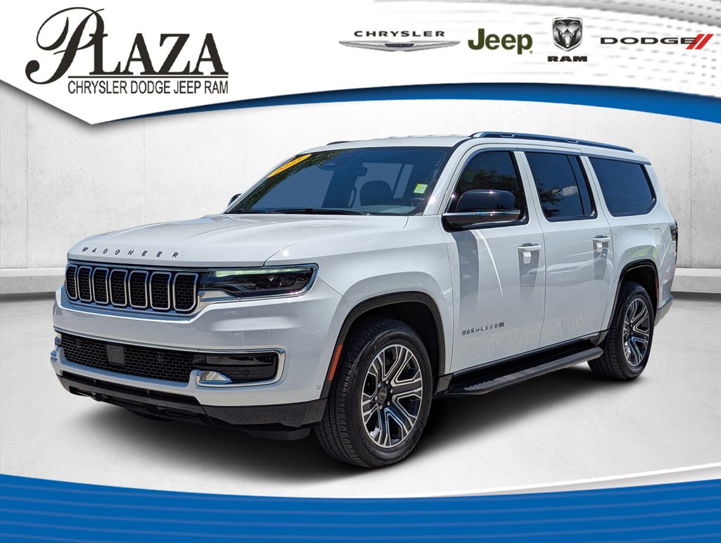 Bright White Clearcoat 2025 Jeep Wagoneer L 4WD SUV / Crossover Four-Wheel Drive 8-Speed Automatic