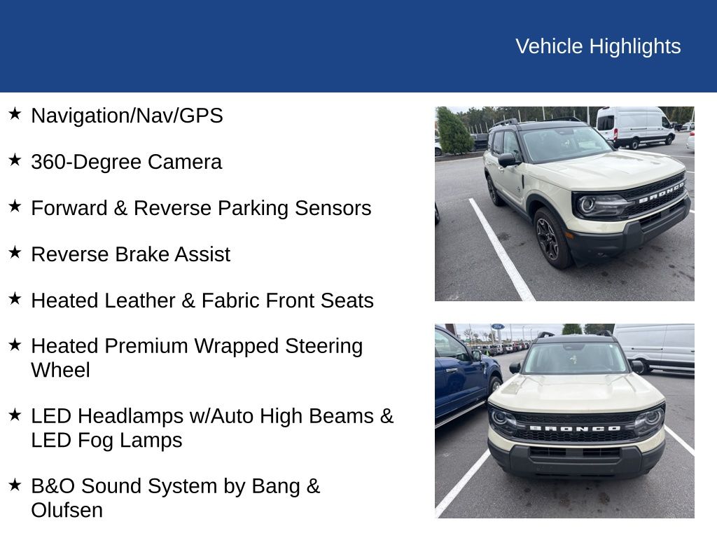 2025 Ford Bronco Sport Outer Banks