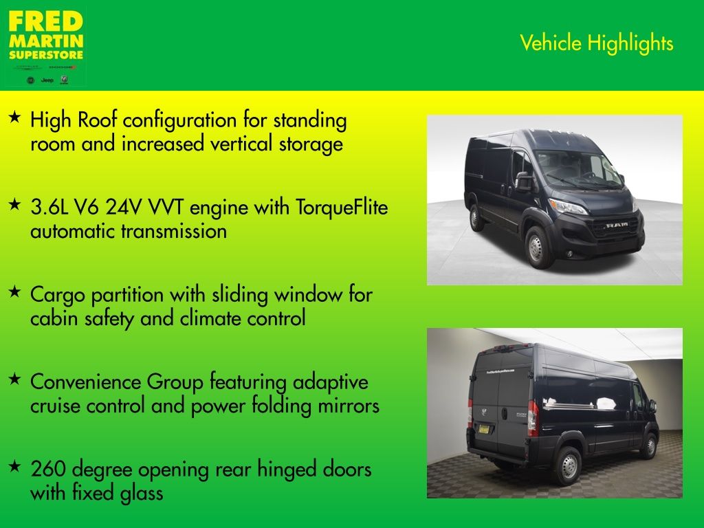 new 2026 Ram ProMaster 1500 car, priced at $47,722