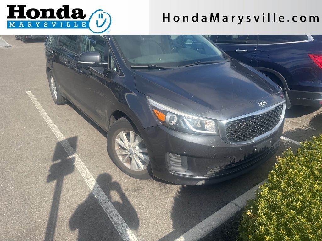 Gray (Platinum Graphite) 2017 Kia Sedona LX Minivan Front-Wheel Drive 6-Speed Automatic