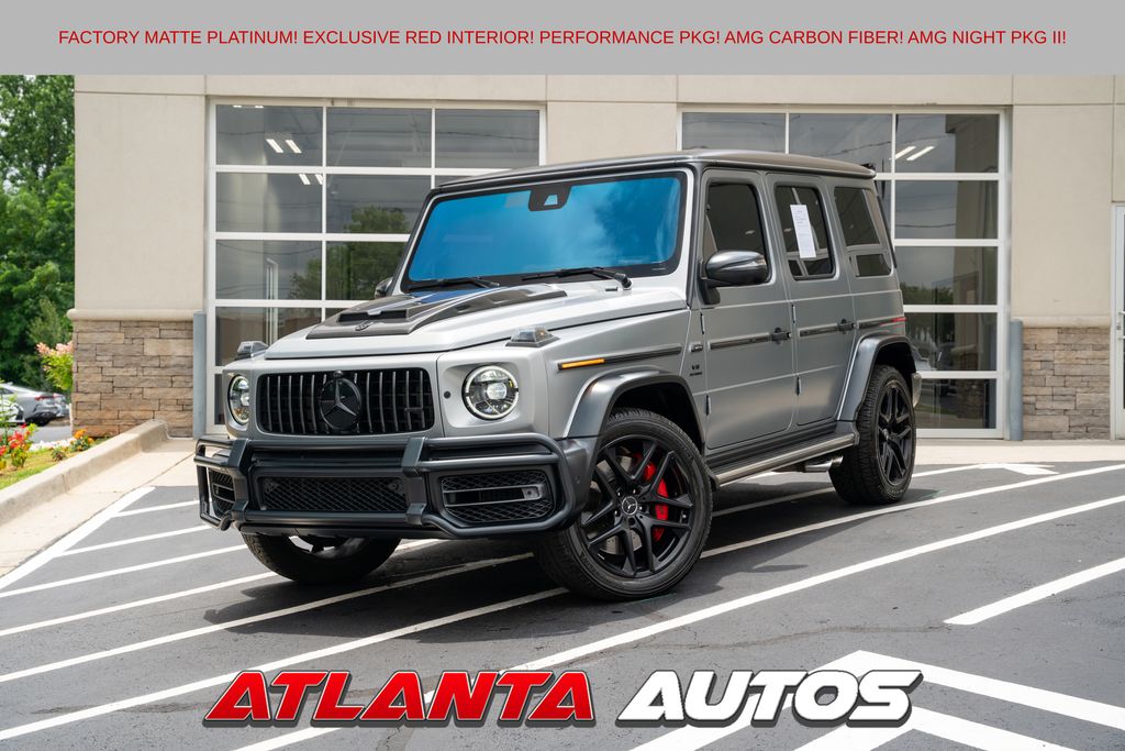 Gray (MANUFAKTUR Platinum magno) 2023 Mercedes-Benz G-Class SUV / Crossover All-Wheel Drive 9-Speed Automatic