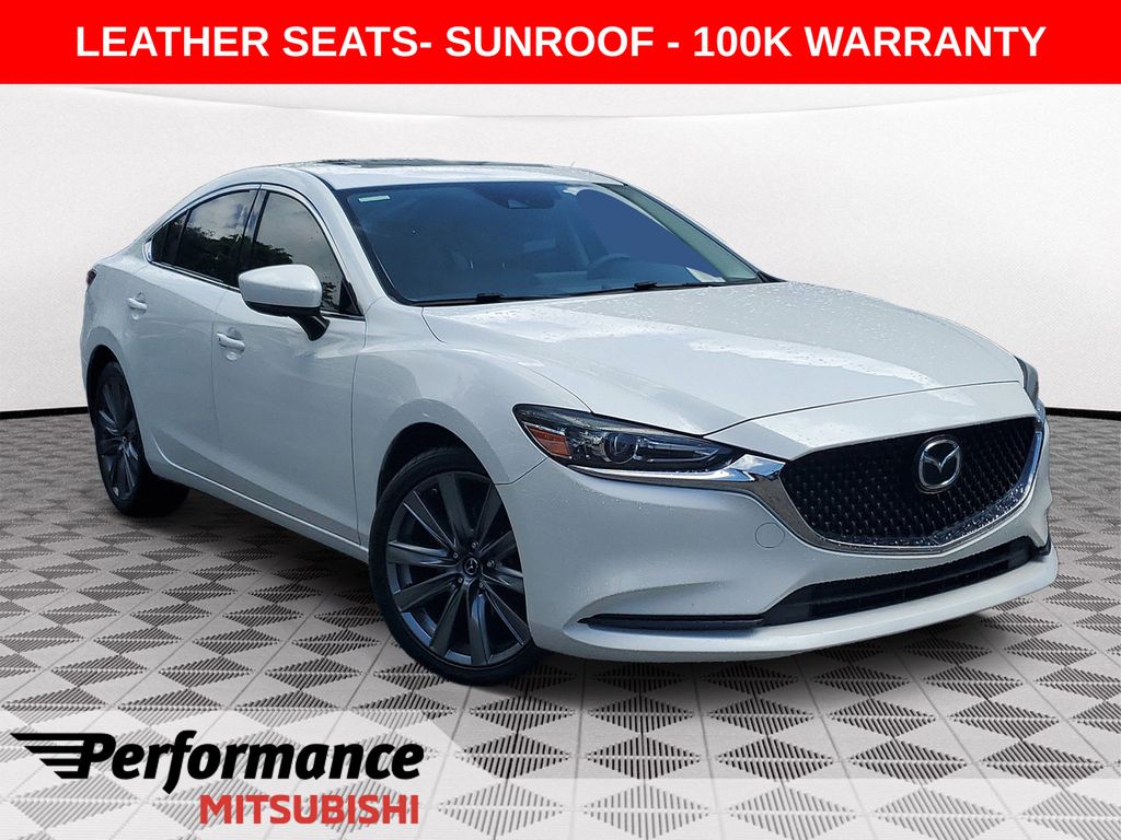 Snowflake White Pearl Mica 2020 Mazda MAZDA6 Sedan Front-Wheel Drive 6-Speed Automatic