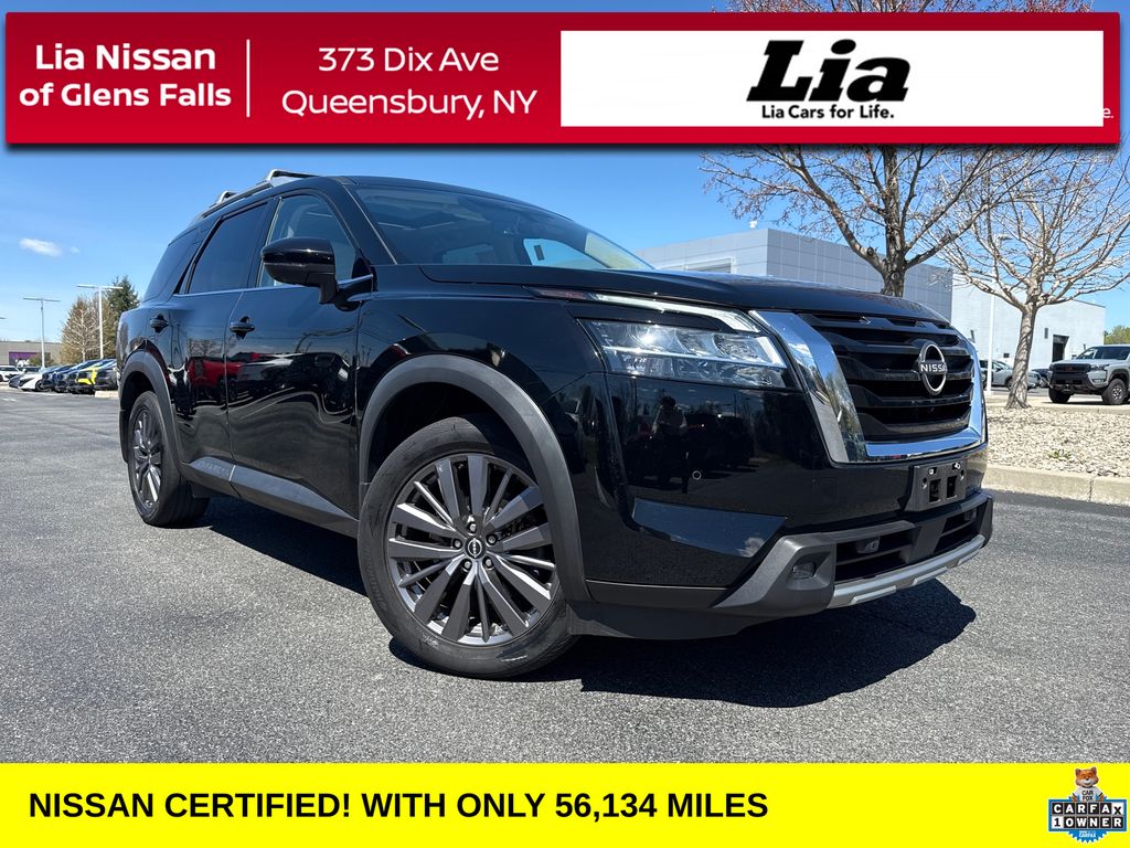Super Black 2023 Nissan Pathfinder SL 4WD SUV / Crossover All-Wheel Drive 9-Speed Automatic